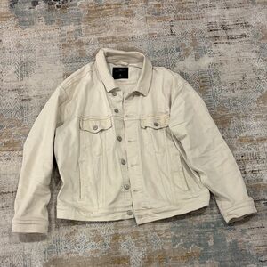 Hollister Cream Denim Jacket